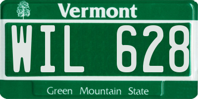 VT license plate WIL628