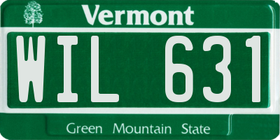 VT license plate WIL631