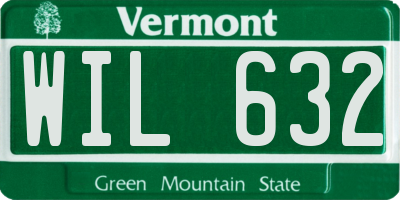 VT license plate WIL632