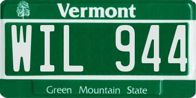 VT license plate WIL944