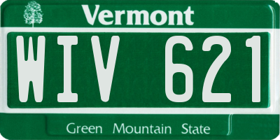 VT license plate WIV621
