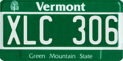 VT license plate XLC306