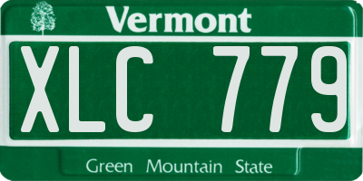 VT license plate XLC779