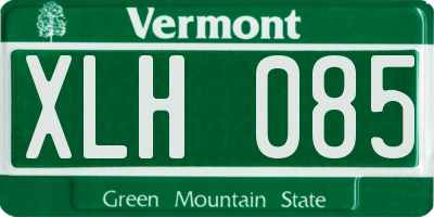 VT license plate XLH085