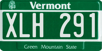 VT license plate XLH291