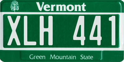 VT license plate XLH441