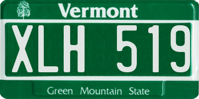 VT license plate XLH519
