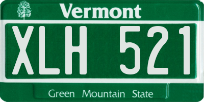 VT license plate XLH521
