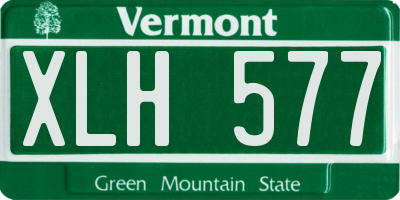 VT license plate XLH577