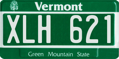 VT license plate XLH621