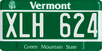 VT license plate XLH624