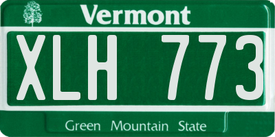 VT license plate XLH773