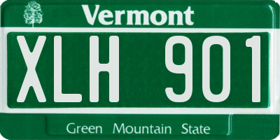 VT license plate XLH901