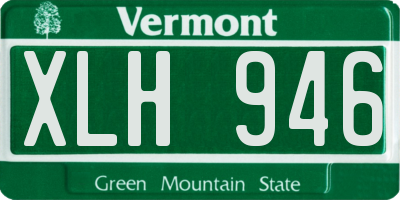 VT license plate XLH946