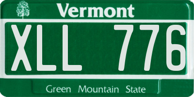 VT license plate XLL776