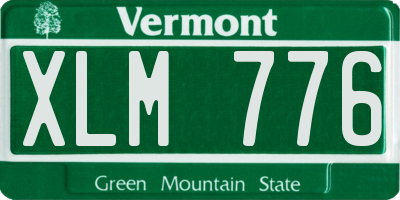 VT license plate XLM776