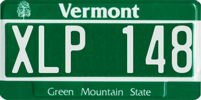 VT license plate XLP148