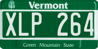 VT license plate XLP264