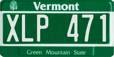 VT license plate XLP471