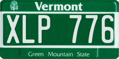 VT license plate XLP776
