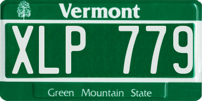 VT license plate XLP779