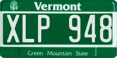 VT license plate XLP948