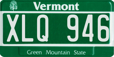 VT license plate XLQ946