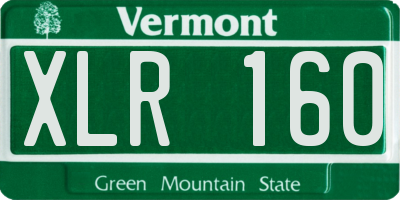 VT license plate XLR160