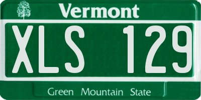VT license plate XLS129