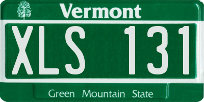 VT license plate XLS131