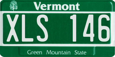 VT license plate XLS146