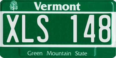 VT license plate XLS148