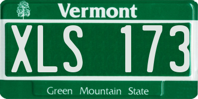 VT license plate XLS173