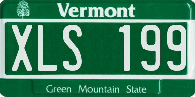 VT license plate XLS199