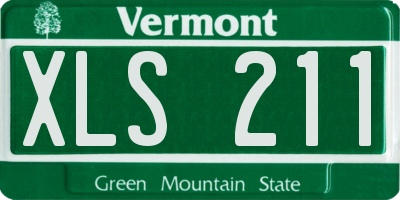 VT license plate XLS211
