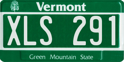 VT license plate XLS291