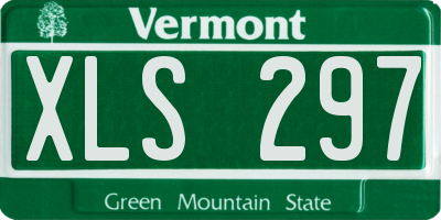 VT license plate XLS297