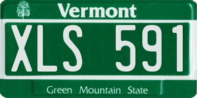 VT license plate XLS591