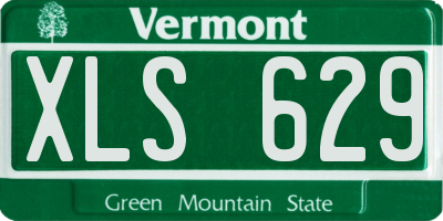 VT license plate XLS629