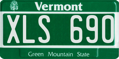 VT license plate XLS690