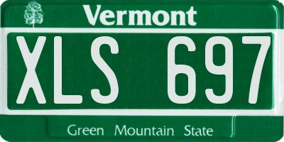 VT license plate XLS697