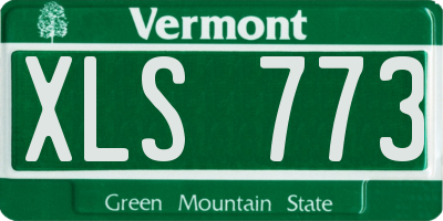 VT license plate XLS773