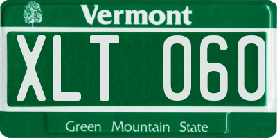 VT license plate XLT060