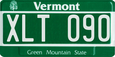 VT license plate XLT090