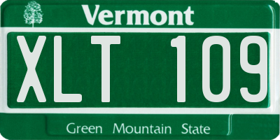 VT license plate XLT109