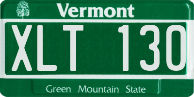 VT license plate XLT130