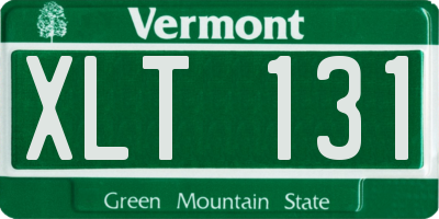 VT license plate XLT131