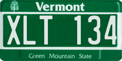 VT license plate XLT134