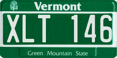 VT license plate XLT146