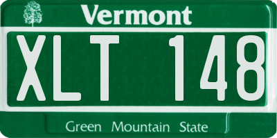 VT license plate XLT148